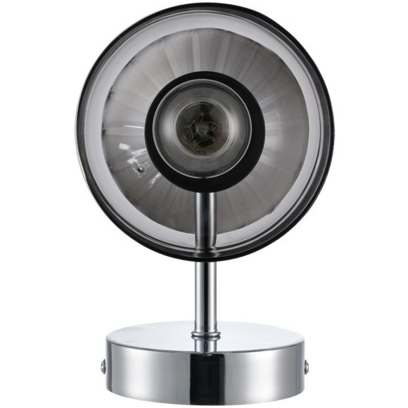 8114/2W MODERNI LN25 хром/дымчатый, металл/стекло Бра G9 30W + E14 40W 220V TAUNA