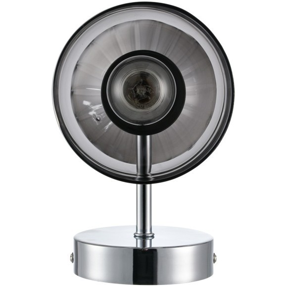 8114/2W MODERNI LN25 хром/дымчатый, металл/стекло Бра G9 30W + E14 40W 220V TAUNA