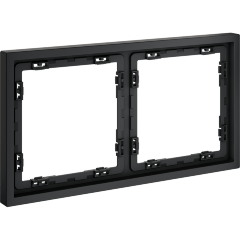 Рамка пластиковая VOLTUM S70 на 2 поста, (графит)