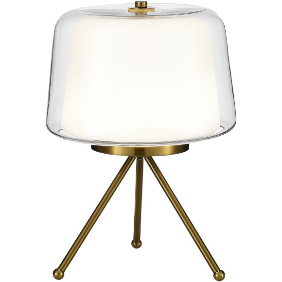 SL6127.304.01 Прикроватная лампа ST-Luce Латунь/Белый, Прозрачный LED 1*16W 3000K PANDORA SL6127.304.01 Прикроватная лампа ST-Luce Латунь/Белый, Прозрачный LED 1*16W 3000K PANDORA