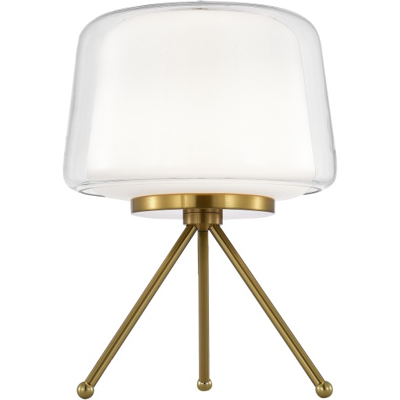 SL6127.304.01 Прикроватная лампа ST-Luce Латунь/Белый, Прозрачный LED 1*16W 3000K PANDORA SL6127.304.01 Прикроватная лампа ST-Luce Латунь/Белый, Прозрачный LED 1*16W 3000K PANDORA