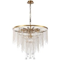 Люстра подвесная хрустальная Stilfort 2142/05/18P серия Smira