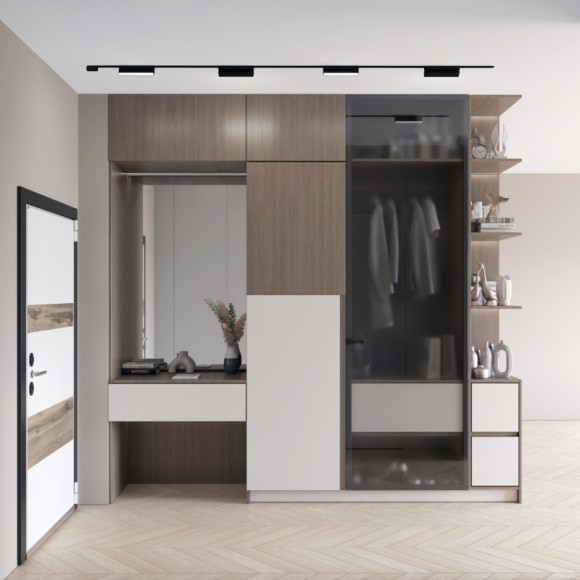 DK5363-BK Трековый магнитный светодиодный SMART (TUYA, Алиса, Bluetooth, Wi-Fi) светильник Denkirs AIR 48V CRI90+ 2700-6500К 416Лм 120° 9Вт
