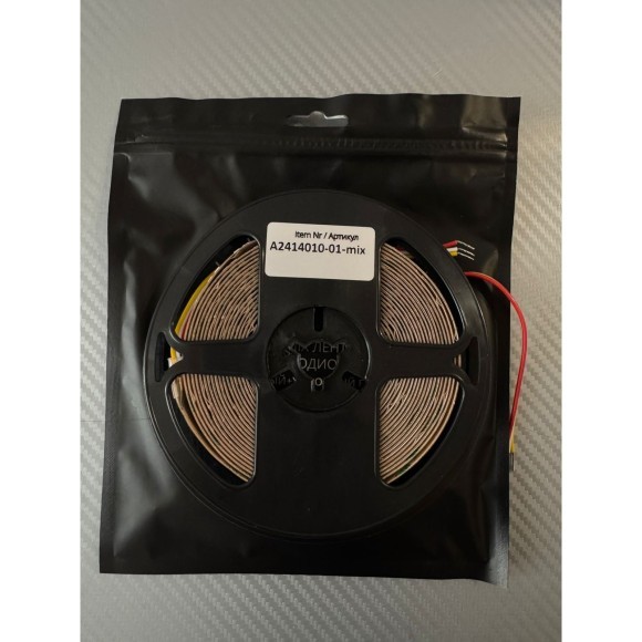 A2414010-01-mix Светодиодная лента 24В 12Вт/м 1000Лм/м 2700К+6000К CRI 90+ 10мм SMD2835 140шт/м 5м IP20 A2414010-01-mix Светодиодная лента 24В 12Вт/м 1000Лм/м 2700К+6000К CRI 90+ 10мм SMD2835 140шт/м 5м IP20
