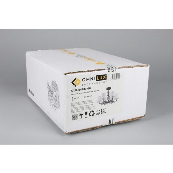 Потолочная люстра 649 OML-64907-06