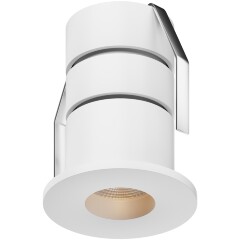 Maytoni Cove O511DL-L2W3K Светильник потолочный встраиваемый уличный белый, архитектурный, для террасы COB LED 2Вт 120Лм 66° 3000K CRI90 IP65 -40...+50°C светодиоды CREE, высота 46 мм диаметр 38 мм Maytoni Cove O511DL-L2W3K Светильник потолочный встраиваемый уличный белый, архитектурный, для террасы COB LED 2Вт 120Лм 66° 3000K CRI90 IP65 -40...+50°C светодиоды CREE, высота 46 мм диаметр 38 мм