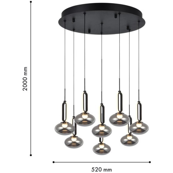 Потолочная люстра Baron 4284-8P Потолочная люстра Baron 4284-8P