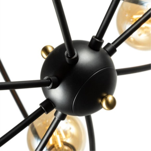 Люстра потолочная Arte Lamp A1963PL-8BK GLASGOW под лампы 8xE27 40W Люстра потолочная Arte Lamp A1963PL-8BK GLASGOW под лампы 8xE27 40W