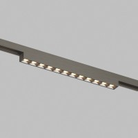 Трековый светодиодный светильник Denkirs SHINE GRILL ZigBee DK5971-DN 48V 10Вт 2700–6000K IP20 темный никель
