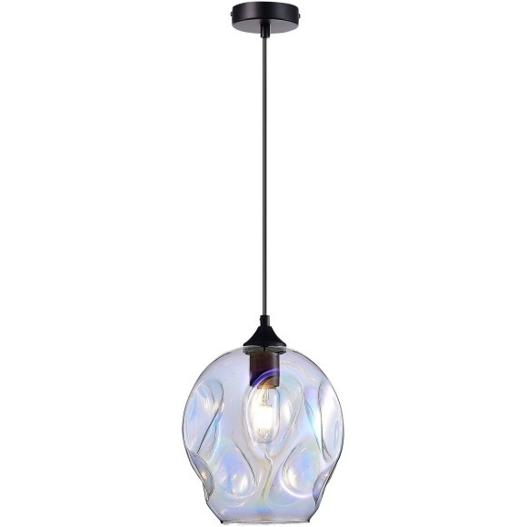 SL1188.413.01 Подвес ST-Luce Черный/Радужный E27 1*60W IDESIA