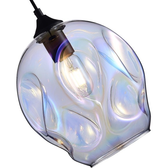 SL1188.413.01 Подвес ST-Luce Черный/Радужный E27 1*60W IDESIA