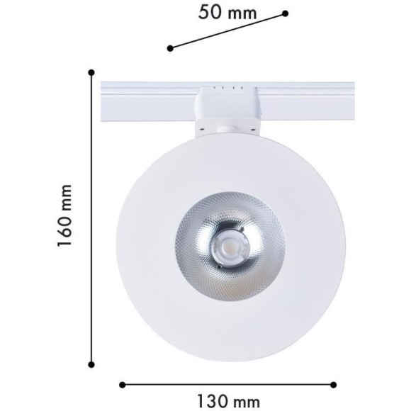 4231-1U Трековый магнитный светодиодный SMART (TUYA, Алиса, Bluetooth, Wi-Fi) светильник Favourite Unika 42V CRI90+ 3000-6000К 550Лм 36° 8Вт