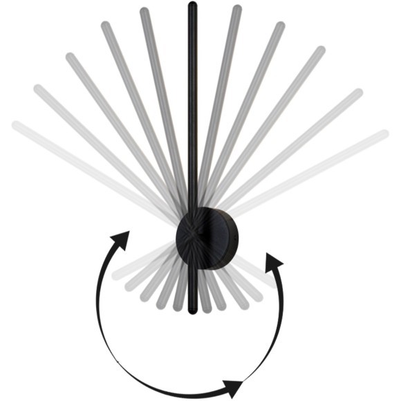 Бра Crystal Lux VERDE AP L700 BLACK NEW