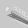 Алюминиевый профиль скрытого монтажа 50x22 ALM-5022-S-2M