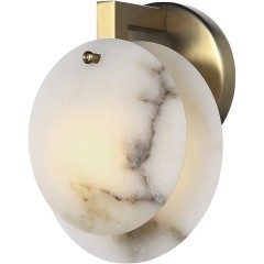 SL1520.301.01 Светильник настенный ST-Luce Латунь/Алебастр G9 1*5W 4000K CLAM SL1520.301.01 Светильник настенный ST-Luce Латунь/Алебастр G9 1*5W 4000K CLAM