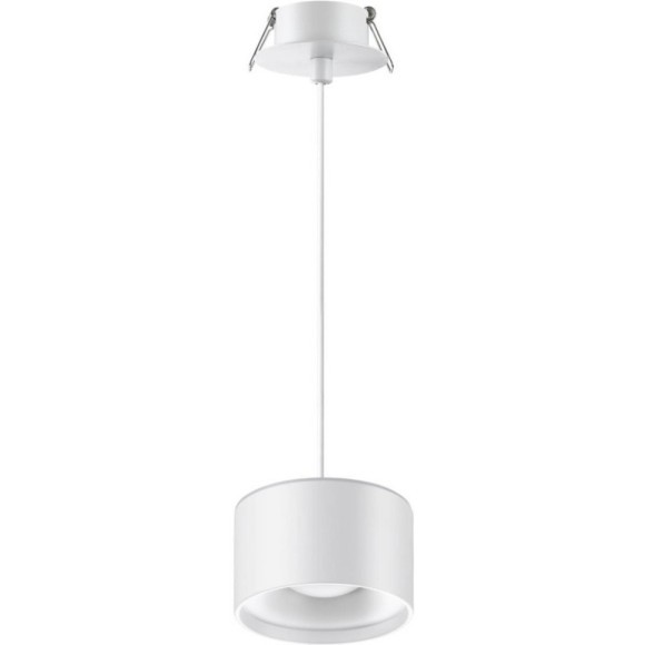 Подвесной светильник цилиндр Novotech 358964 Giro светодиодный LED 12W вниз + 3W вверхW