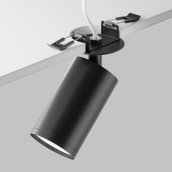 Встраиваемый светильник Maytoni C049CL-U-1B Focus S под лампу 1xGU10 10W Встраиваемый светильник Maytoni C049CL-U-1B Focus S под лампу 1xGU10 10W