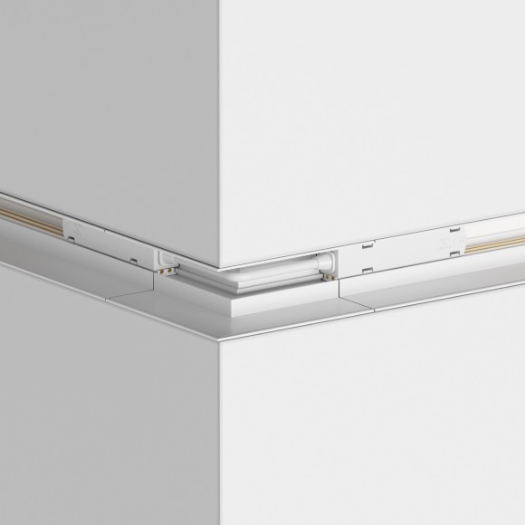 Угловой коннектор внешний для шинопровода в ГКЛ 12.5мм Maytoni Gravity TRX010OCL-22W