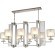 Люстра Crystal Lux NICOLAS SP8 L1000 NICKEL/WHITE