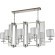 Люстра Crystal Lux NICOLAS SP8 L1000 NICKEL/WHITE