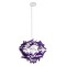 10593/420 Purple Loft It CLIZIA Подвесной светильник с фиолетово-белым пластиковым плафоном, 2 × E27, IP20, 220 В