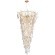 Люстра Crystal Lux REINA SP34 D1200 GOLD PEARL