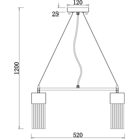 Люстра подвесная Freya FR5050PL-05BS Esala под лампы 5xE14 60W Люстра подвесная Freya FR5050PL-05BS Esala под лампы 5xE14 60W