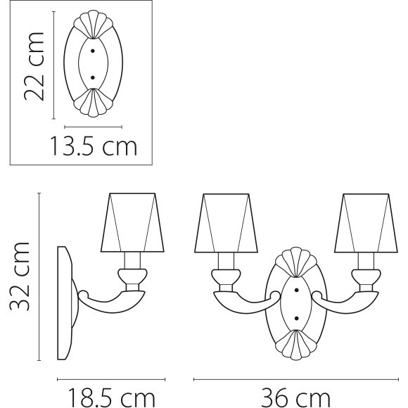 Бра Ramo Lightstar 690622 Бра Ramo Lightstar 690622