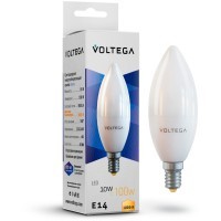 Светодиодная лампа Voltega Simple Candle 10W 3000K E14 180° 7241