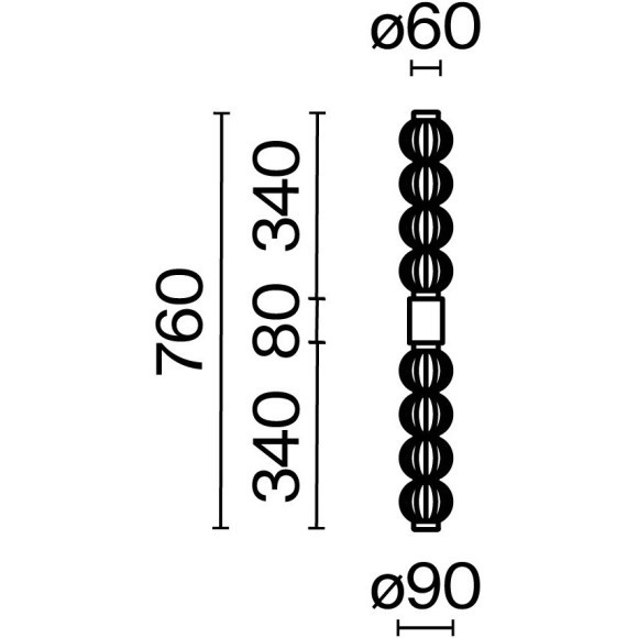 Настенный светильник (бра) Maytoni MOD555WL-L13G3K