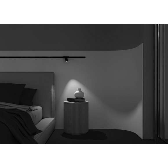 TR103-1-12W3K-M-B Трековый магнитный светодиодный светильник Maytoni Radity 48V CRI90+ 3000К 1000Лм 36° 12Вт TR103-1-12W3K-M-B Трековый магнитный светодиодный светильник Maytoni Radity 48V CRI90+ 3000К 1000Лм 36° 12Вт