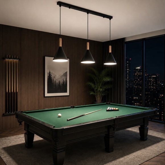 SLE1255-403-03 ST Luce ARKET Светильник подвесной, E27,3х40W, черный