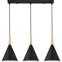 SLE1255-403-03 Светильник подвесной Черный/Черный E27 3*40W ARKET