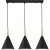 SLE1255-403-03 Светильник подвесной Черный/Черный E27 3*40W ARKET