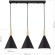 SLE1255-403-03 Светильник подвесной Черный/Черный E27 3*40W ARKET