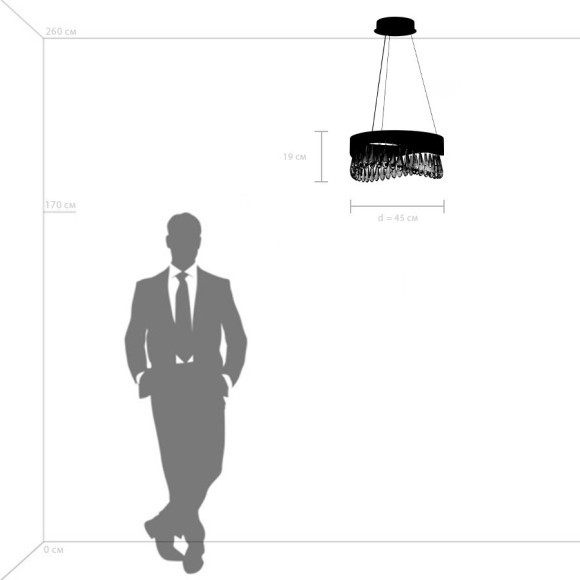 Люстра подвесная Helio Lightstar 703143 Люстра подвесная Helio Lightstar 703143