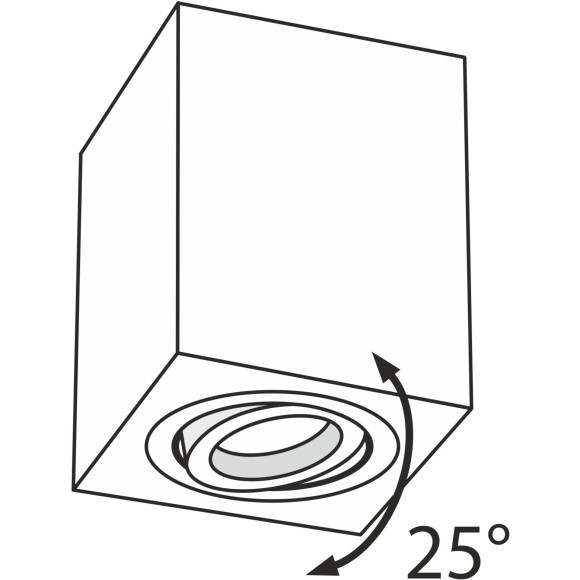 Накладной потолочный светильник Maytoni C017CL-01B Atom под лампу 1xGU10 50W