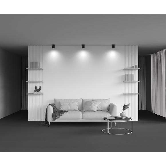 Накладной потолочный светильник Maytoni C017CL-01B Atom под лампу 1xGU10 50W