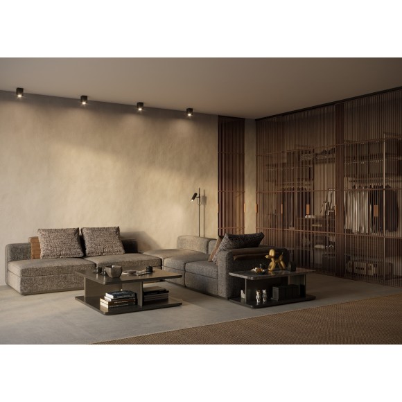 Накладной потолочный светильник Maytoni C017CL-01B Atom под лампу 1xGU10 50W