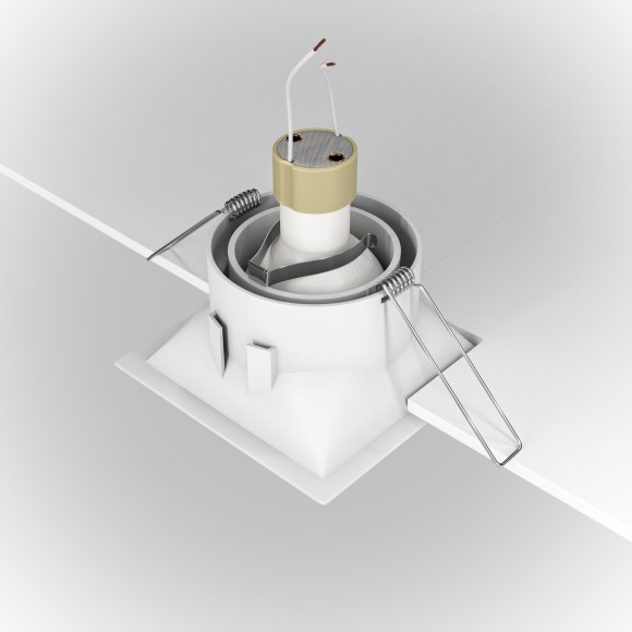 Встраиваемый светильник Maytoni DL029-2-01W Dot под лампу 1xGU10 50W