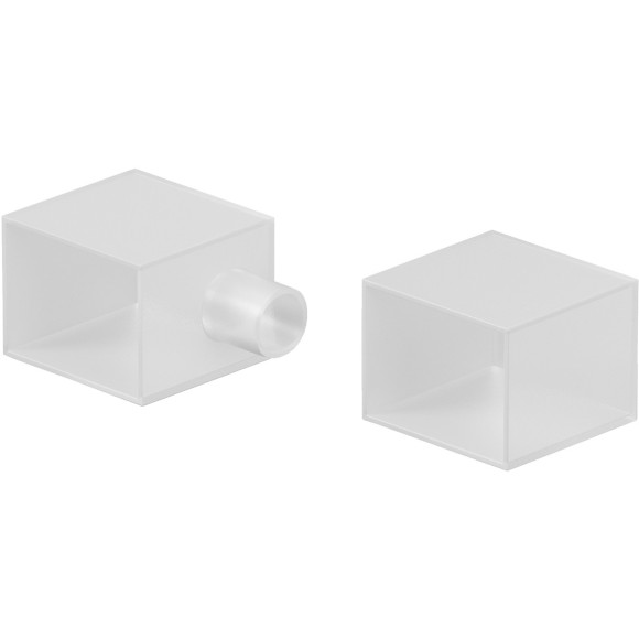 Заглушки для гибкого неона 17x12 мм 2 шт.  432005