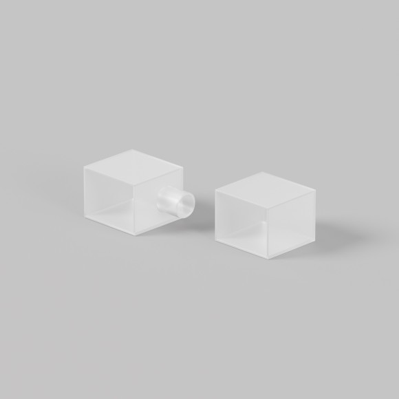 Заглушки для гибкого неона 17x12 мм 2 шт.  432005