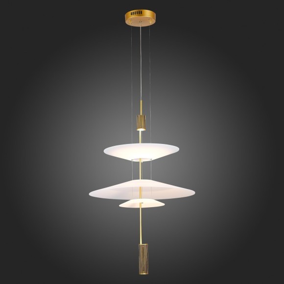 SL6101.213.01 Люстра подвесная ST-Luce Золотистый/Белый LED 1*15W 3000K ISOLA