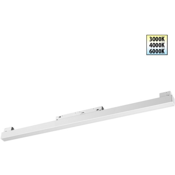 359618 Трековый светильник Novotech SHINO с переключ. цв. темпер. IP20 LED Ra90 Lm900 3000К\4000К\6000К 20W 48V FLUM