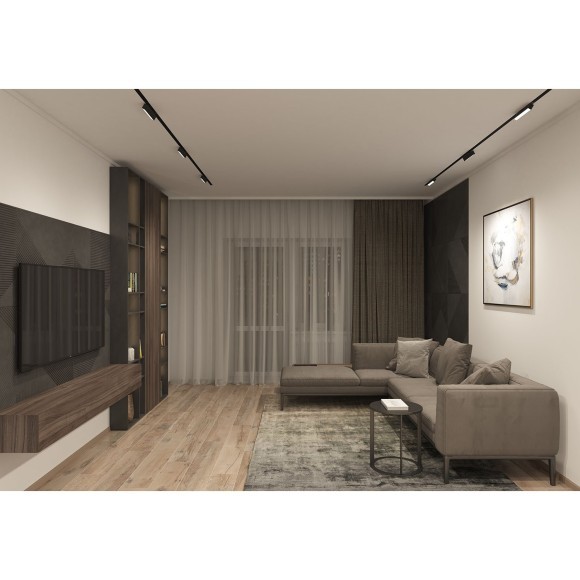 DK8009-BK Трековый магнитный светодиодный SMART (TUYA, Алиса, Wi-Fi, пам. настроек) светильник Denkirs SMART 220V CRI90+ 3000-6000К 760Лм 120° 9Вт