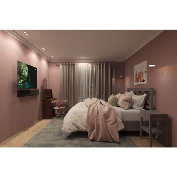 Белый встраиваемый светильник под 2 лампы GU10 Denkirs DK2020-WH