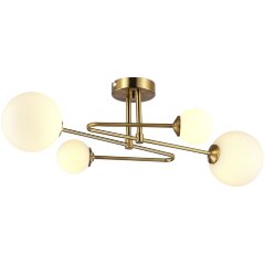 SLE2211-302-04 Светильник потолочный Латунь/Белый G9 4*5W FANTINI SLE2211-302-04 Светильник потолочный Латунь/Белый G9 4*5W FANTINI