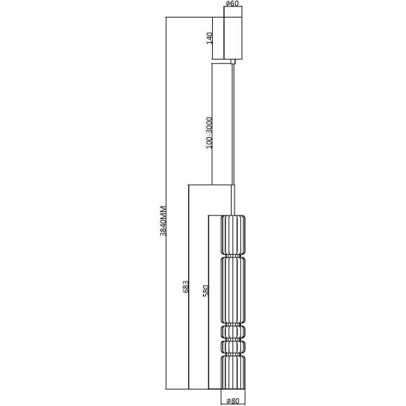 Подвесной светильник Maytoni MOD272PL-L12B3K Подвесной светильник Maytoni MOD272PL-L12B3K
