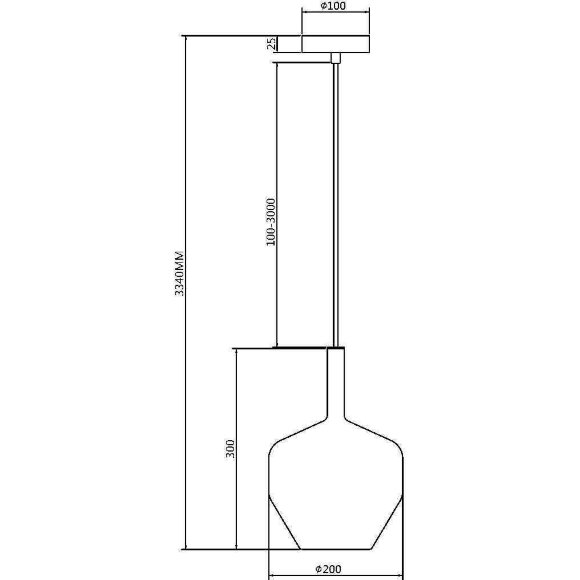 Подвесной светильник Maytoni MOD271PL-01B5