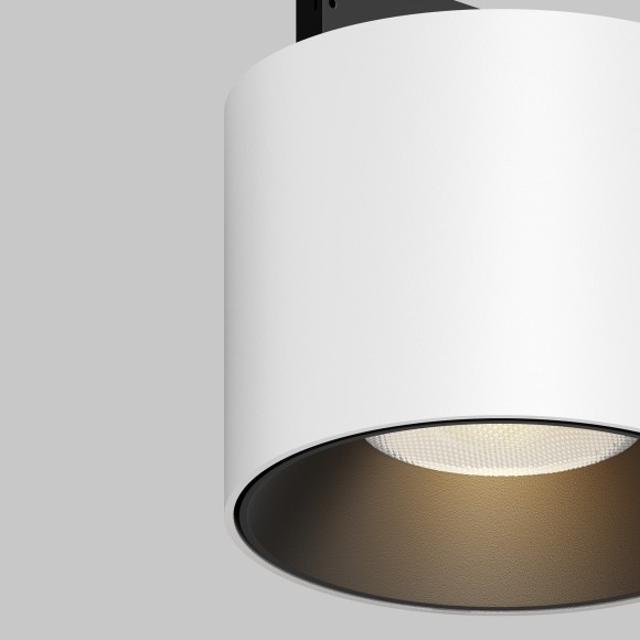 TR188-1-5W3K-M-BW Ультратонкий трековый магнитный светодиодный светильник Maytoni Levity CRI90+ 3000К 380Лм 36° 5Вт